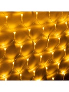 Гирлянда «Сеть-ёлка» 1 × 1 м, IP20, тёмная нить, 90 LED, свечение тёплое белое, 8 режимов, 220 В 9642116 - фото 319916919