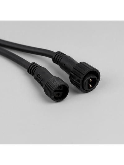 Гирлянда «Клип-лайт» 3 нити по 20 м, IP44, УМС, тёмная нить, 399 LED, свечение белое, мерцание, 24 В