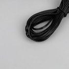 Удлинитель для комнатных гирлянд, 5 м, тёмная нить, УМС-вилка - Фото 2