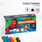 Пластилин 6 цветов 60 г "Человек паук" - Фото 1