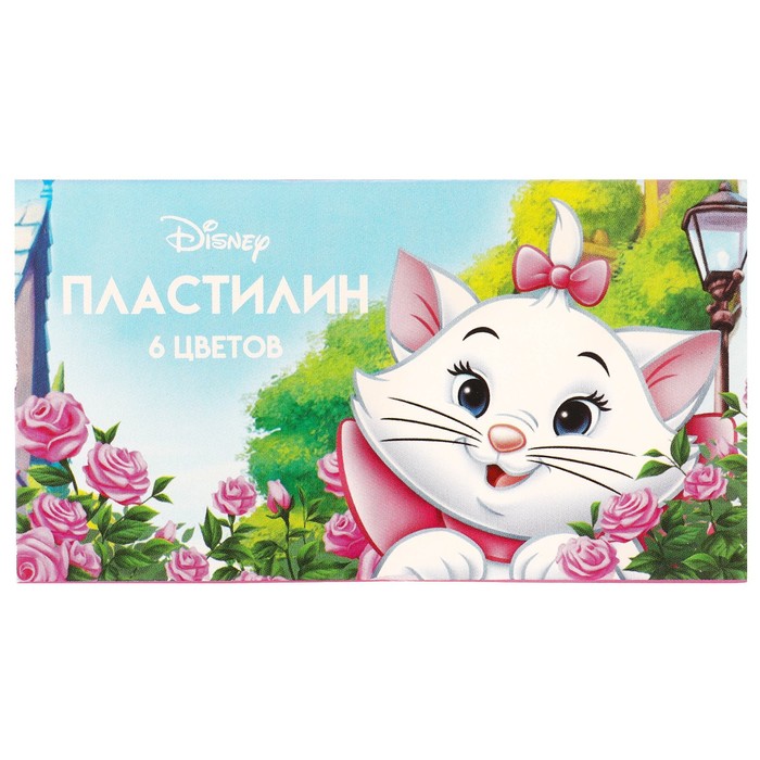 Пластилин 6 цветов 60 г "Кошечка Мари"