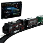 Железная дорога «Классика», работает от батареек, поезд и 4 вагона в комплекте - фото 320273727