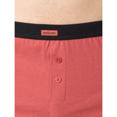 Трусы мужские, размер 52, цвет красный