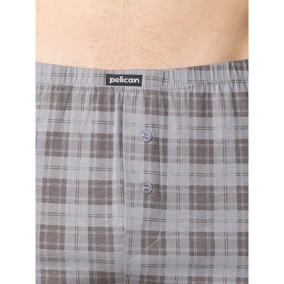 Трусы мужские, размер 58, цвет серый