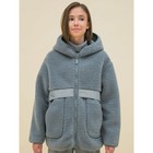 Куртка для девочек, рост 104 см, цвет серый - Фото 2