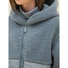 Куртка для девочек, рост 104 см, цвет серый - Фото 4