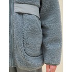 Куртка для девочек, рост 104 см, цвет серый - Фото 5