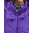 Куртка для девочек, рост 104 см, цвет фиолетовый - Фото 8