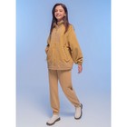 Куртка для девочек, рост 116 см, цвет бежевый - Фото 8