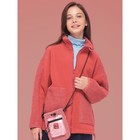 Куртка для девочек, рост 116 см, цвет красный - Фото 2