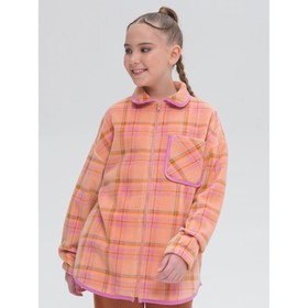 Куртка для девочек, рост 152 см, цвет персиковый