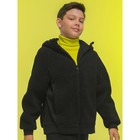 Куртка для мальчиков, рост 104 см, цвет чёрный - Фото 1
