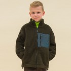 Куртка для мальчиков, рост 110 см, цвет шоколадный - фото 109981466