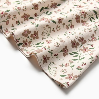 Платье для девочки MINAKU: Cotton collection с воротником, бежевое, рост 86-92 см