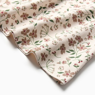 Платье для девочки MINAKU: Cotton collection с воротником, бежевое, рост 92-98 см