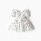 Платье нарядное детское MINAKU: PartyDress, цвет белый, рост 98 см - Фото 10