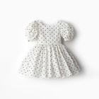 Платье нарядное детское MINAKU: PartyDress, цвет белый, рост 98 см - Фото 6