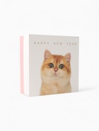 Набор новогодний подарочный KAFTAN «Киса», маска, носки размер 36-39 (23-25 см), открытка 2 шт. - фото 119048235