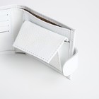 Кошелёк на кнопке, TEXTURA, цвет белый - фото 25328396