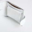 Кошелёк на кнопке, TEXTURA, цвет белый - фото 25328397