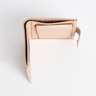 Кошелёк женский на кнопке, TEXTURA, цвет пудра - фото 23030939