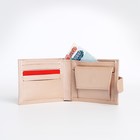 Кошелёк женский на кнопке, TEXTURA, цвет пудра - фото 23030942