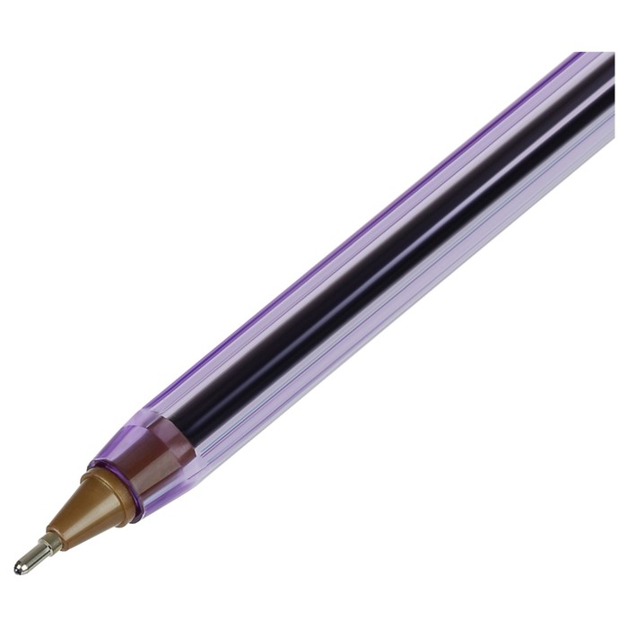 Ручка шариковая Стамм "800", узел 0.7 мм, синие чернила, неоновый микс