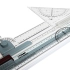 Доска для черчения А3 "СТАММ", рейсшина, треугольник, набор уголков, с зажимом - фото 24400003