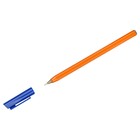 Ручка шариковая Стамм "800", узел 0.7 мм, синие чернила, оранжевый корпус - Фото 1