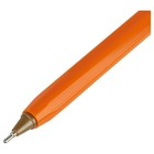 Ручка шариковая Стамм "800", узел 0.7 мм, синие чернила, оранжевый корпус - Фото 4