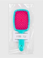 Расчёска массажная, широкая, вентилируемая, 8.5×20.5±1 см, бирюзовая, розовая - Фото 4