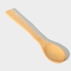 Банка для хранения с ложкой «Эко», 1 л, 12×14.4 см, с бамбуковой крышкой, стекло, прозрачная - Фото 3