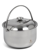 Котелок походный maclay, 24 см, с крышкой, нержавеющая сталь - Фото 2