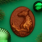 Фигура из молочного шоколада "Игрушка на ёлку дракон", 42 г ± 5 % - фото 5016523