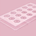 УЦЕНКА Форма для конфет и шоколада KONFINETTA «Полусфера», 28×14 см, 15 ячеек, цвет прозрачный - Фото 3