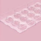 УЦЕНКА Форма для конфет и шоколада KONFINETTA «Полусфера», 28×14 см, 15 ячеек, цвет прозрачный - Фото 5