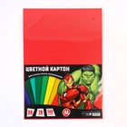 Цветной картон тонированный, 36 листов, 18 цветов, немелованный, двусторонний, 140 г/м², Мстители - Фото 9