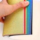 Цветной картон с блёстками, А4, 10 листов, 10 цветов, немелованный, односторонний, в пакете, 250 г/м², «Человек-паук» - Фото 3