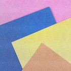 Картон цветной с блёстками, А4, 10 листов, 10 цветов, немелованный, односторонний, в пакете, 250 г/м², Минни Маус - Фото 5