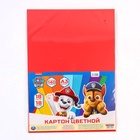 Цветной картон тонированный, 18 листов, 18 цветов, немелованный, двусторонний, 140 г/м², Щенячий патруль - Фото 9