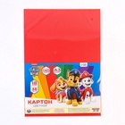 Цветной картон тонированный, 36 листов, 18 цветов, немелованный, двусторонний, 140 г/м², Щенячий патруль - Фото 9