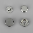 Кнопки установочные, Дельта, d = 15 мм, 10 шт, цвет чёрный никель - Фото 3
