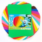 Цветной картон тонированный, 50 листов, 10 цветов, немелованный, двусторонний, 140 г/м², Смешарики - Фото 6