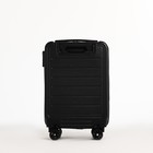 Чемодан детский 32 л (S), отдел на молнии, 4 колеса, цвет чёрный - Фото 4