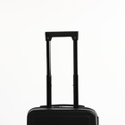 Чемодан детский 32 л (S), отдел на молнии, 4 колеса, цвет чёрный - Фото 5