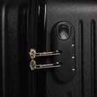 Чемодан детский 32 л (S), отдел на молнии, 4 колеса, цвет чёрный - Фото 6