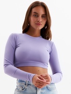 Лонгслив женский MINAKU: Casual Collection, сиреневый, размер 44 - Фото 1