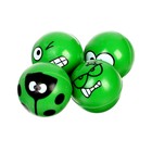 Мяч каучуковый «Смайлики», 2.7 см, цвета МИКС - Фото 4