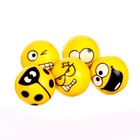 Мяч каучуковый «Смайлики», 2.7 см, цвета МИКС - Фото 6