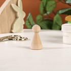 Заготовка для творчества Кукла конусом, 4 х d2 см, голова 1,5 см - фото 23092350